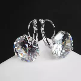 Серьги со стразами