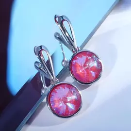 Серьги со стразами