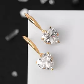 Серьги со стразами