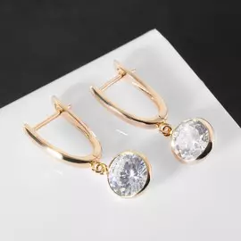 Серьги со стразами