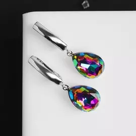 Серьги со стразами