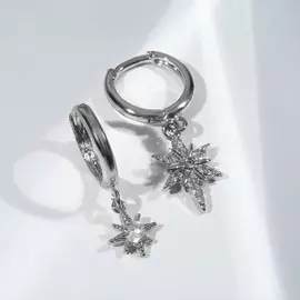 Серьги со стразами