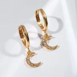 Серьги со стразами