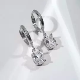 Серьги со стразами