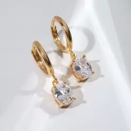 Серьги со стразами