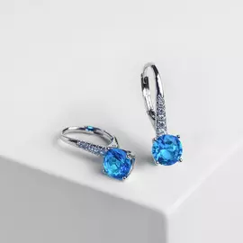 Серьги со стразами