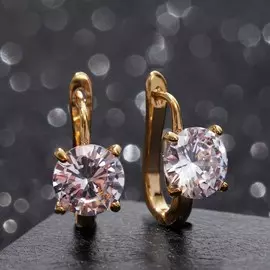 Серьги со стразами