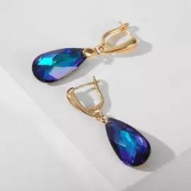 Серьги со стразами