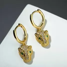 Серьги со стразами