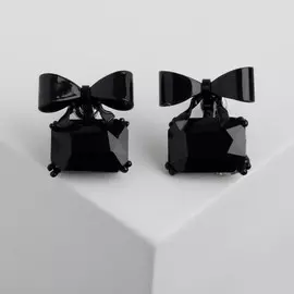 Серьги со стразами