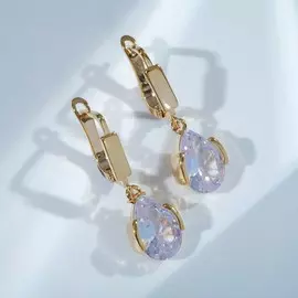 Серьги со стразами