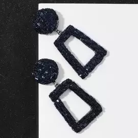 Серьги со стразами