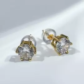 Серьги со стразами