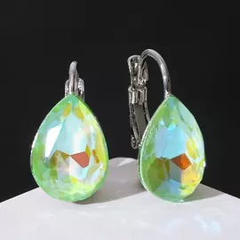 Серьги со стразами