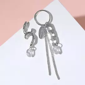 Серьги со стразами