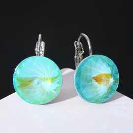 Серьги со стразами