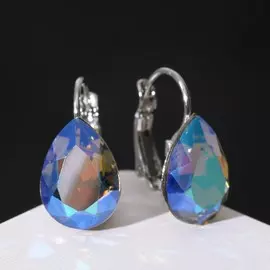 Серьги со стразами