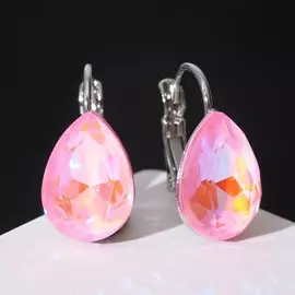 Серьги со стразами