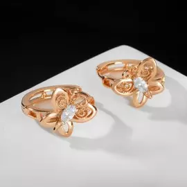 Серьги со стразами