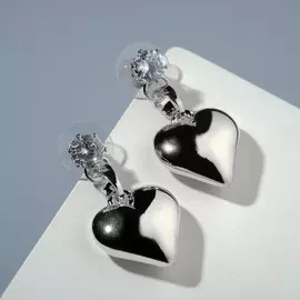 Серьги со стразами