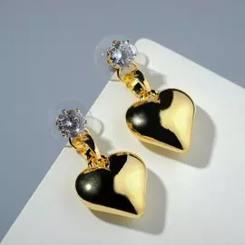 Серьги со стразами