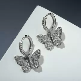 Серьги со стразами