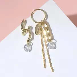 Серьги со стразами