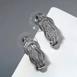 Серьги со стразами