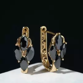 Серьги со стразами