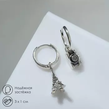 Серьги со стразами