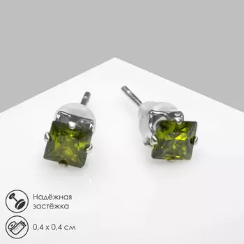 Серьги со стразами
