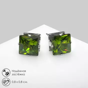 Серьги со стразами