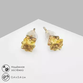 Серьги со стразами