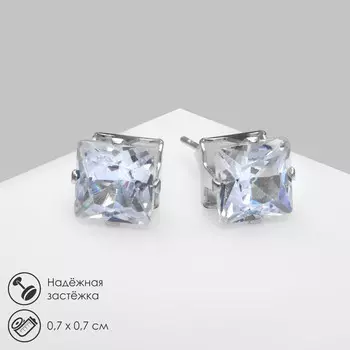 Серьги со стразами