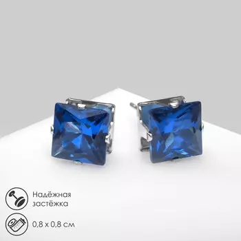 Серьги со стразами