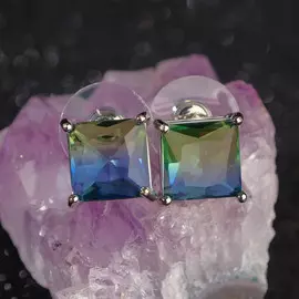 Серьги со стразами