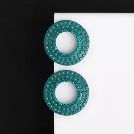 Серьги со стразами