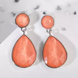 Серьги со стразами