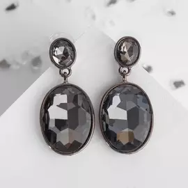 Серьги со стразами