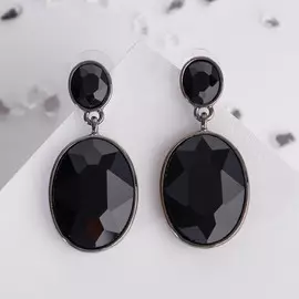 Серьги со стразами