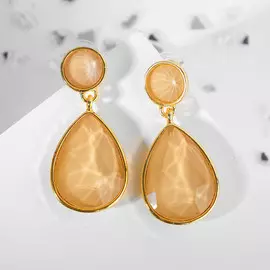 Серьги со стразами