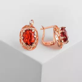 Серьги со стразами