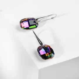 Серьги со стразами