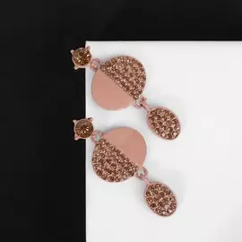 Серьги со стразами