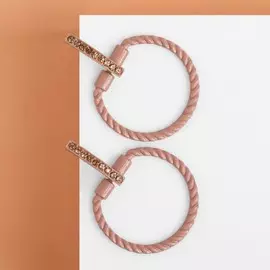 Серьги со стразами