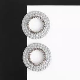 Серьги со стразами