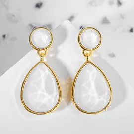 Серьги со стразами