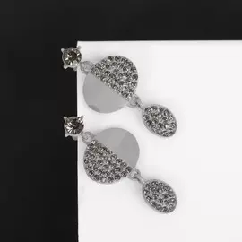 Серьги со стразами