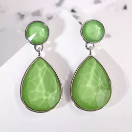 Серьги со стразами