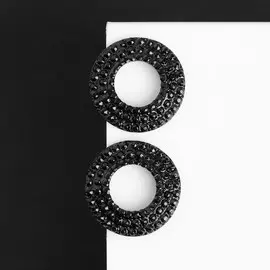 Серьги со стразами